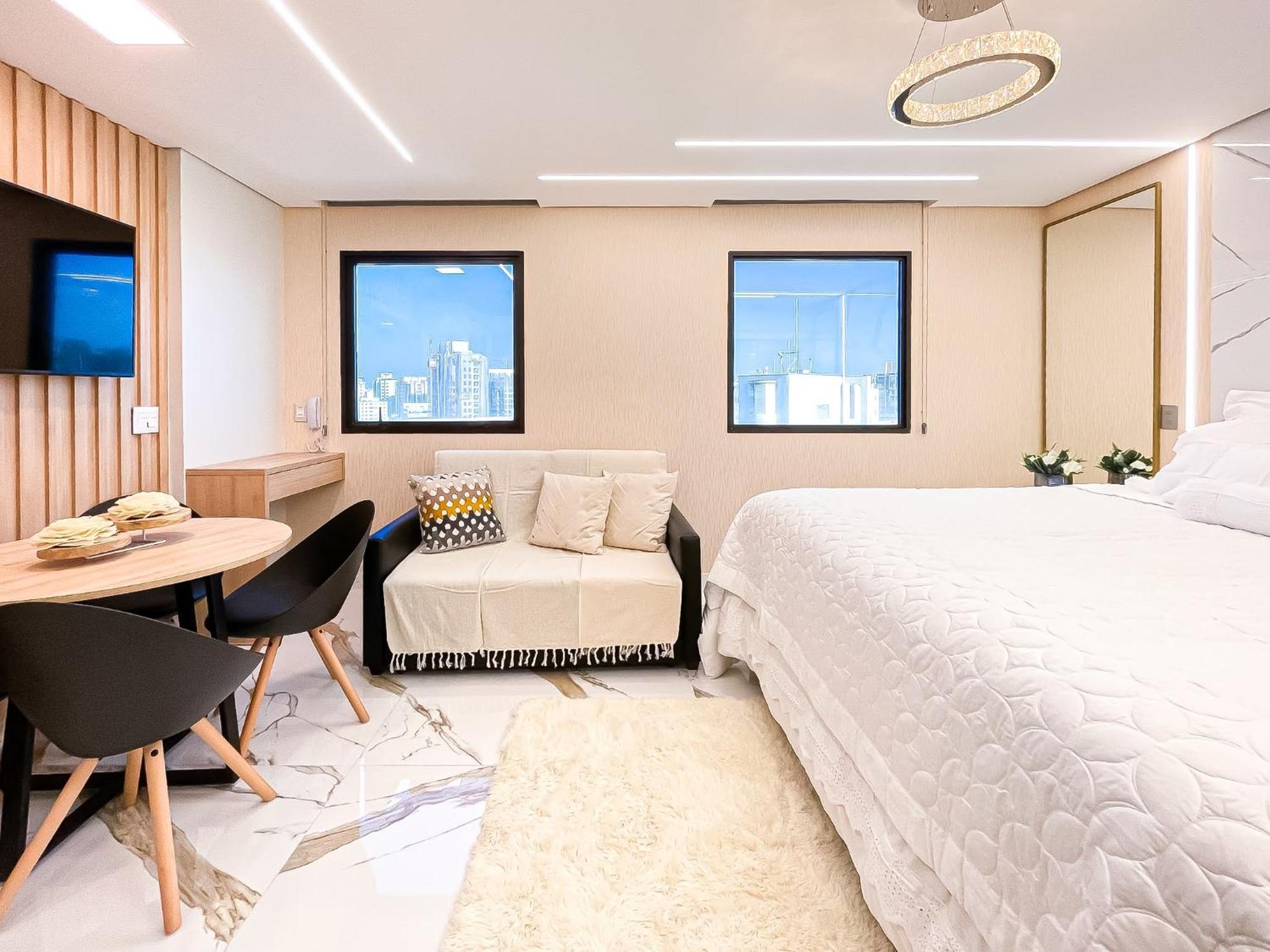 M N Flats - Flat Dentro Do Hotel Wi Av Ibirapuera 2927 サンパウロ エクステリア 写真