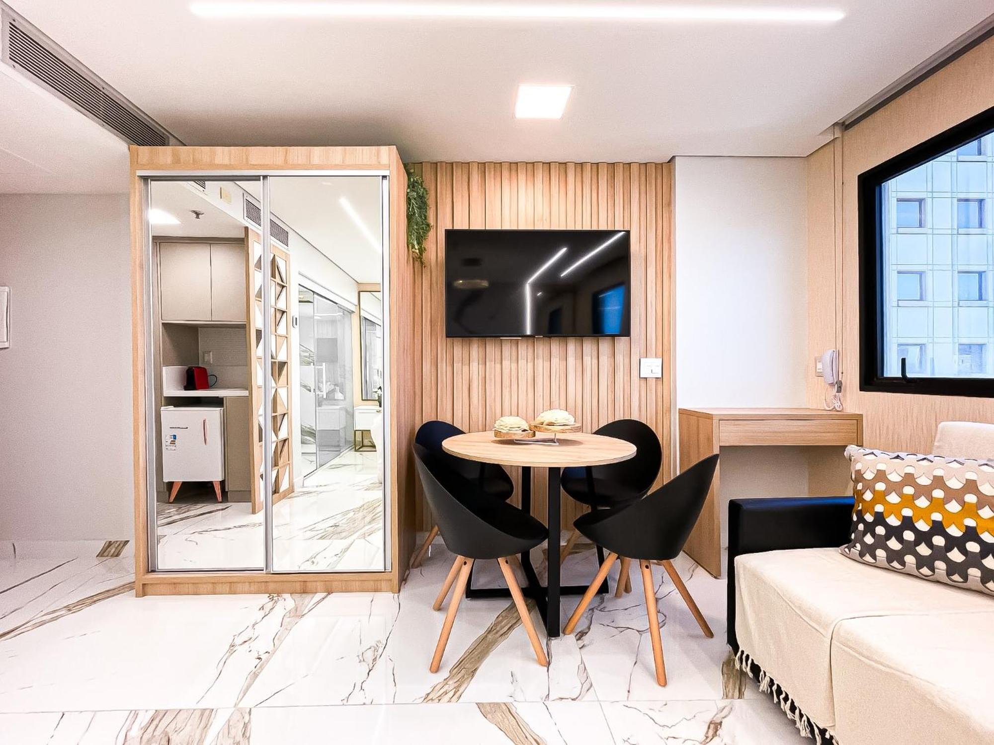 M N Flats - Flat Dentro Do Hotel Wi Av Ibirapuera 2927 サンパウロ エクステリア 写真